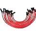Dragon Fire Race Series High Performance 10.2mm Ignition Spark Plug Wire Set Compatible with 1992-1997 Chevy GM LT1 LT4 5.7L 4.3L OEM Fit PWLT1-DF