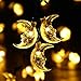 LuckLED Original Moon Solar String Lights, 20ft 30 LED Christmas Lights with Light Sensor for Outdoor, Gardens, Homes, Wedding, Christmas Party and Holiday Decor(Warm White)