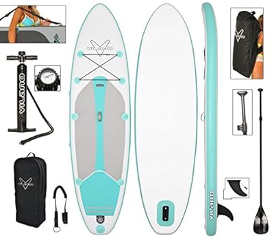 Vilano Journey Inflatable SUP Stand up Paddle Board Kit