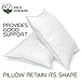 Milddreams Pillows Standard Set of 2 - Bed Pillow for Sleeping 2 Pack - Soft Material - Size 20 x 26 Inch
