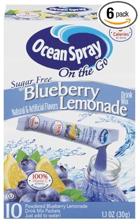Amazon Com Ocean Spray Blueberry Lemonade Powdered Mix 1 1 Ounce Pack Of 6 Powdered Soft Drink Mixes Grocery Gourmet Food Amazon Com Ocean Spray Blueberry Lemonade Powdered Mix 1 1 Ounce Pack Of 6 Powdered Soft Drink Mixes Grocery Gourmet Food