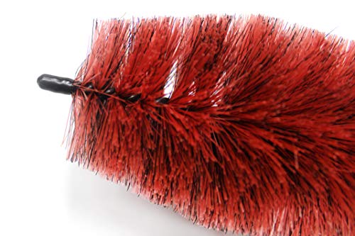 Maxshine PP-Short Handle Wheel Brush (Length 30cm) for Car Wheels Upholstery