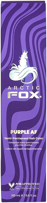 Arctic Fox 100 Vegan Semi Permanent Hair Dye Purple AF 165 ml