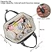 Diaper Bag Backpack with USB Charging Port and Stroller Straps, Maternity Nappy Bag with Insulated Feeding Bottle Pockets & Changing Pad Pocket, Waterproof Travel Backpack (Dark Grey)
