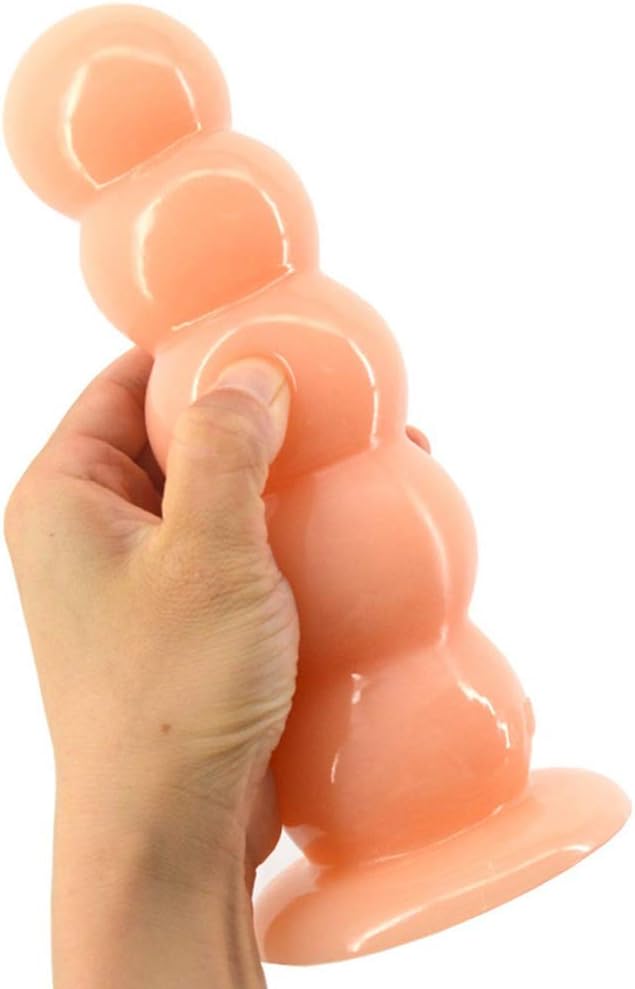 Tiedan001 Different Enjoyment Beginners Anales Beads Silicone Trainer Kit Set Soft Plugs Toys A20 tiedan001 (Color : Beige)