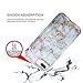 iPhone 7 Plus Case, iPhone 8 Plus Shiny Rose Gold White Gray Marble Case,BAISRKE Heavy Duty Hybrid 3-Layer Full-Body Protect Case Soft TPU & Hard Plastic Back Cover for Apple iPhone Plus 5.5
