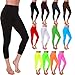 Emmalise Women's Active Clothing Capri Seamless Legging - Regular and Plus Sizes