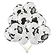 50PCS 12 Inch Funny Cow Print Latex Balloons Perfect For Children's Birthday Party Supplies Decorations