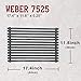 Weber 7525 Porcelain Enameled Grates (17.4 x 11.8 x 0.25) for Weber Spirit 300 Series, Spirit 700, Genesis Silver Gold Platinum B/C, 2-Piece