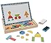 Magnetic Puzzle for Toddlers Wooden Magnetic Double Side Easel Ideal Magnetic Toys for Toddlers and Kids 3 and Up
