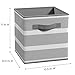 ClosetMaid 3256 Cubeicals Fabric Drawer, Gray Stripe