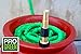 Live Green Solid Brass Hose Nozzle By Heavy Duty Garden Hose Spray Nozzle | Adjustable Twist With Strong Spray | Full Customer Warranty