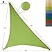 LyShade 12' x 12' x 17' Right Triangle Sun Shade Sail Canopy (Lime Green) - UV Block for Patio and Outdoor