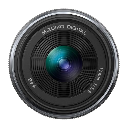 OM SYSTEM M.Zuiko Digital 17mm F1.8 II Fixed Lens Micro Four Thirds | Compact 112g wide angle lens for travel and scenery. F1.8 luminous aperture and 0.25m focusing distance.