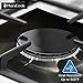 MARS COOK 8 Piece Gas Stove Burner Covers Gas Range Protectors, Stovetop Protector Liner Cover, Gas Stove Burner Covers, Reusable, Heat Safe