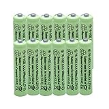 QBLPOWER Solar Light Batteries AAA Triple A NIMH 600mAh 1.2V Rechargeable for Garden Lights Remotes Mice(12Pcs)