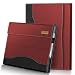 INFILAND Microsoft Surface Pro 7 Case Compatible with Microsoft Surface Pro 7/ Surface Pro 6/ Surface Pro 2017/ Surface Pro 4 12.3 inch Tablets, Dark Red