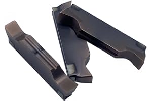 GBJ 10pcs MGGN300 -JM 3mm Wide Carbide Hood Inserts Grooving Cut-Off Inserts Fine Grinding Grooving Part-Off Inserts for Steel for MGEHR/MGIVR Grooving Cut-Off Inserts (MGGN300-JM LF60)