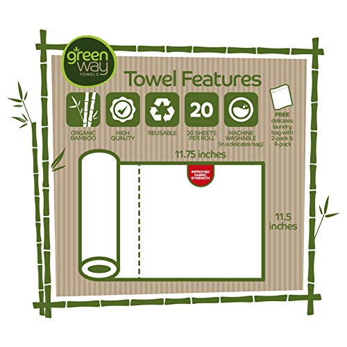 Greenway-Towels-Bamboo-Paper-Towels-Eco-Friendly-Products-Machine-WashableReusable-Free-Washing-Bag-Included