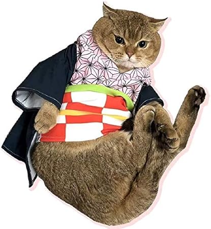Amazon Asdsh 鬼滅の刃 ペット服 犬服 猫服 富岡義勇 コスプレ コスチューム 小型犬 中型犬用 猫用 かわいい おもしろい ハロウィン クリスマス 正月 新年 パーティー ペット用品 S 禰豆子 Asdsh ペット用品 通販