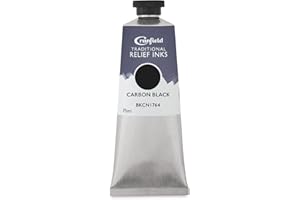 CALIGO Cranfield Traditional Relief Ink - Carbon Black, 75 ml