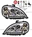 Headlight with LED Strip at Bottom - Driver & Passenger Side (Fit: Freightliner Columbia)