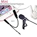 KAMLE Professional Design Lavalier Microphone with Connect Headset & Omnidirectional Mic for iPhone Android & ALL Smartphones,PC,Laptop,Youtube,Interview,Studio,Video Recording,Noise Cancelling Mic