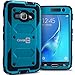 Galaxy Express 3 Case, Samsung Luna case (2016), CoverON [Tank Series] Tough Hybrid Hard Armor Phone Cover Case for Samsung Galaxy J1 Luna 4G LTE - Blue