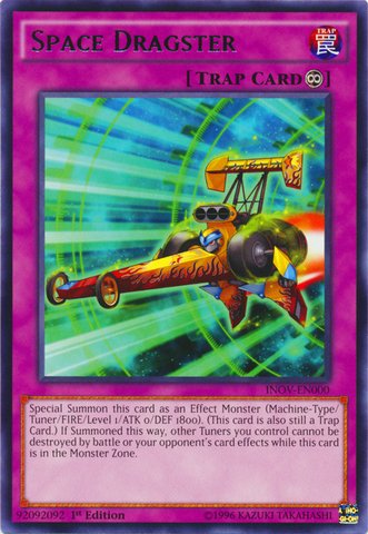 Yu-Gi-Oh! - Space Dragster (INOV-EN000) - Invasion: Vengeance - 1st Edition - Rare