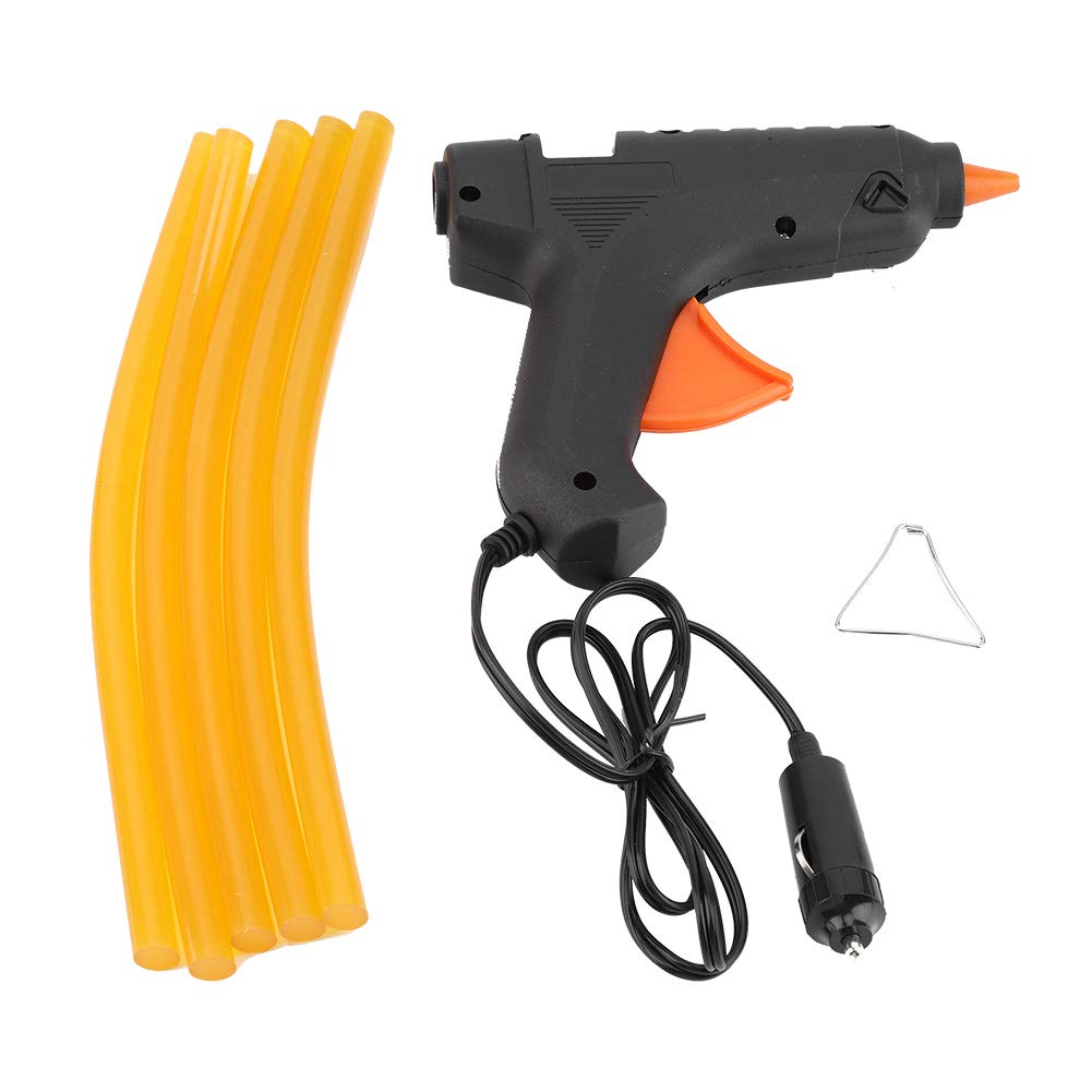 Fdit Hot Melt Glue Gun 40W DIY Car Dent Repair Tool Removal Repair Kit Car Door Body Auto with 5 pcs Glue Sticks