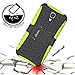 ykooe Samsung Galaxy S4 Case, sturdier Shockproof Phone Protection Case Dual Layer Protective Kickstand Shell for Samsung Galaxy S4 (Green)