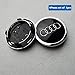 Hanway new 4pcs AUDI A3 A4 A6 RS4 WHEEL CENTER HUB CAP NEW SET (69mm, black)