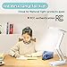 led desk lamp for kids desk lamp with usb charging port reading lights for books in bed portable folding desk lamp office women girls beside table lamp for study desk light battery powered small white