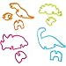 Home-X - Set of 4 3D Dinosaur Cookie Cutters, A Deliciously Fun Kitchen Craft for Kids of All Ages and Great Gift for Friends and Family
