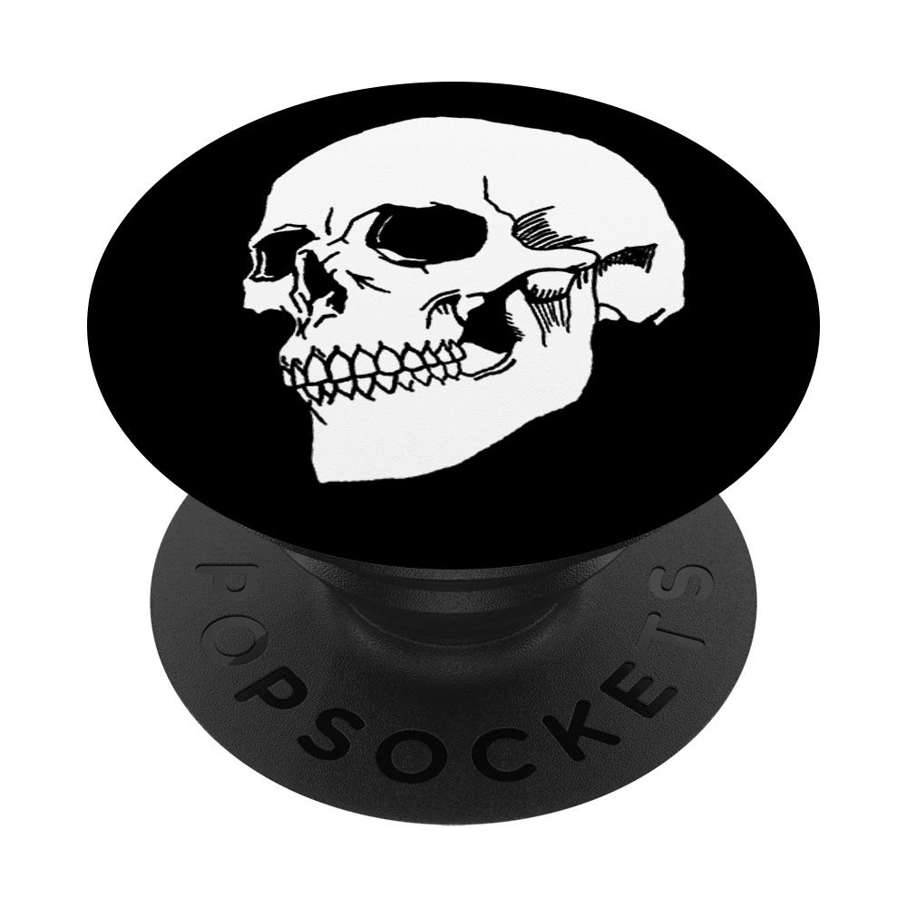 Spooky Cute Skull Punk Pastel Goth Skeleton Macabre Skulls PopSockets PopGrip: Swappable Grip for Phones & Tablets