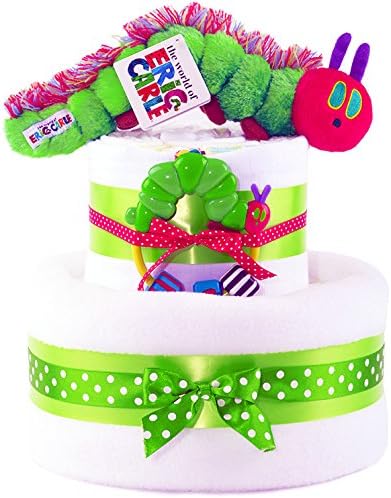 hungry caterpillar nappy cake