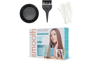 Keragen Brazilian Keratin Smoothing Treatment - Formaldehyde-Free Express Home Blowout Kit - Straightens & Smooths Frizz - Includes 2 Oz Treatment, Clarifying Shampoo & Aftercare Samples