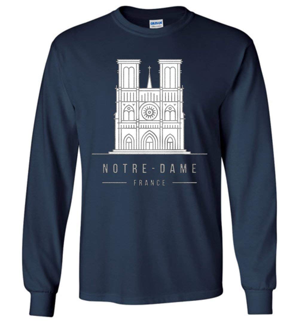 Cathedral Notre Dame Paris Design 8098 Shirts Seknovelty
