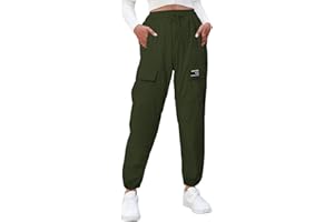 SANGTREE Girls & Women's Waterproof Outdoor Casual Cargo Jogger Pants