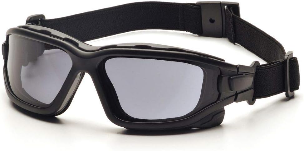 Pyramex I-Force Sporty Dual Pane Anti-Fog Goggle, Black Frame/Clear Anti-Fog Lens: Sports & Outdoors