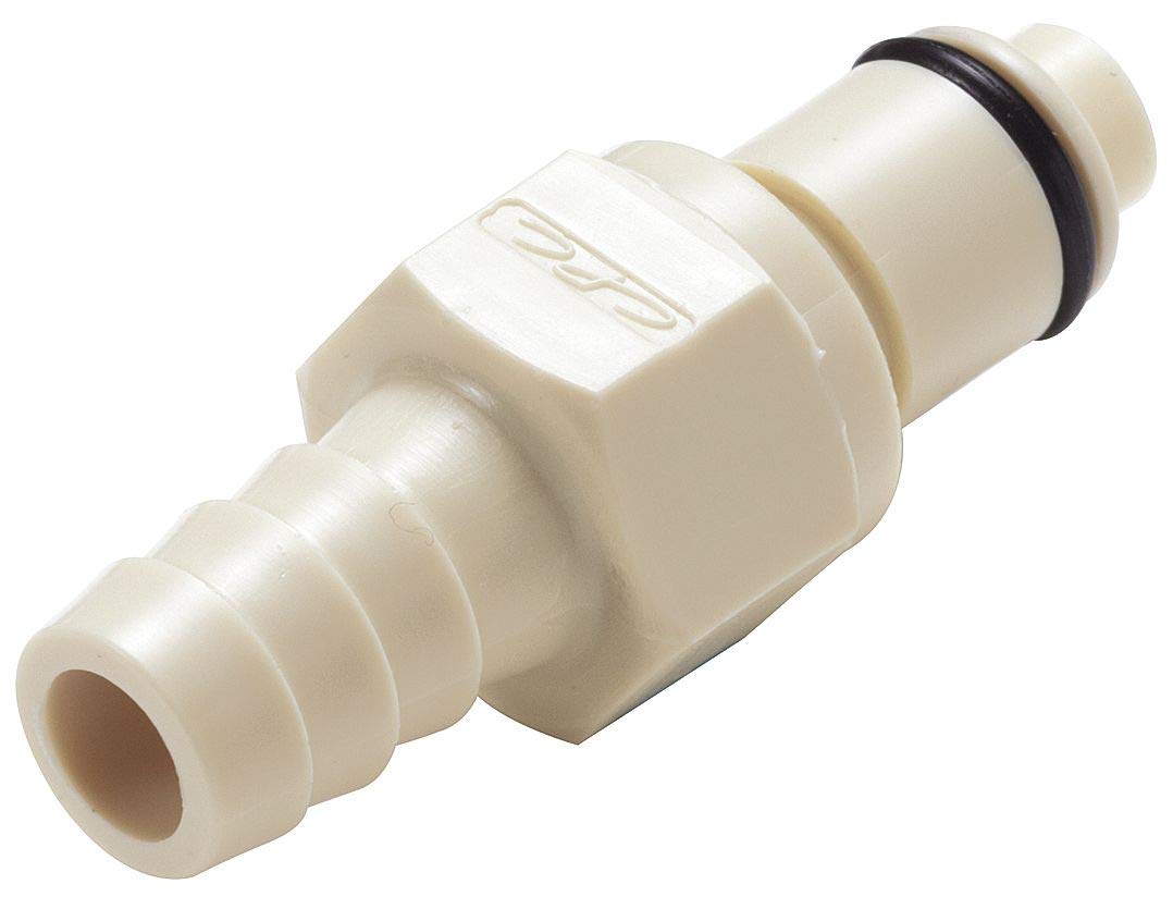 CPC (Colder) PLC2200612 Quick-Disconnect Hose Barb Insert; Straight-Through, 3/8" Tube ID, PP