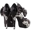 SHOW-STORY-Sexy-Ladies-Bow-Ankle-Strap-Stiletto-Platform-Pumps-ShoesLF30412