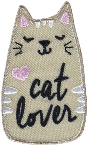 Simplicity 19320100037 Cat Lover Iron On Applique Patch for Clothes, Backpacks,…