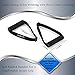 SUPER EXERCISE BAND Flat Resistance Band Handles For Comfortable Grip When Doing Strength Training, Physical Therapy, Pilates & Chair Workouts With Flat Resistance Bands. Plus Stretch Band E-book.
