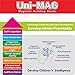 Uni-MAG 149PCS Magnetic Building Blocks Tiles Set Strong Magnets Toy for Kids Stem Educational and Creative Magnet Shapes for Boys Girls Toddlers Building Kits Construction Stacking Toys