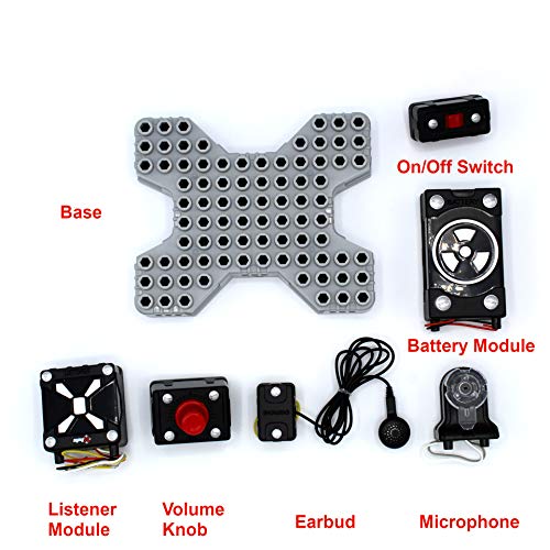 SpyX DIY Listener Listen In On Secret Conversations! STEM Educational Science Kit To Make Your