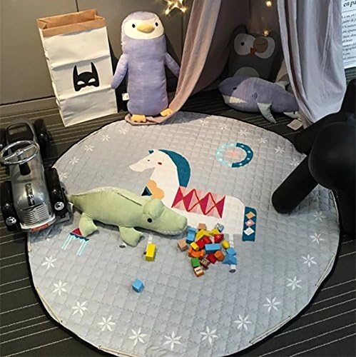 Portable Soft Cotton Baby Crawling Mat/Toys Storage Mat (Horse)