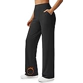 AFFOLE Yoga Pants Women Wide Leg Pants with Pockets High Waist Stretch Casual Sweatpants Petite/Regular/Tall 2025