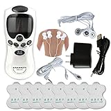Full Body Digital Meridian Massager Healthy Care Pulse Slimming Muscle Relax Massage Electric Massager With 8x Pads