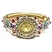 abcsell Fashion Women Bracelet Watch, ABC® Rhinestone Bangle Crystal Flower Bracelet Quartz Wrist Watch